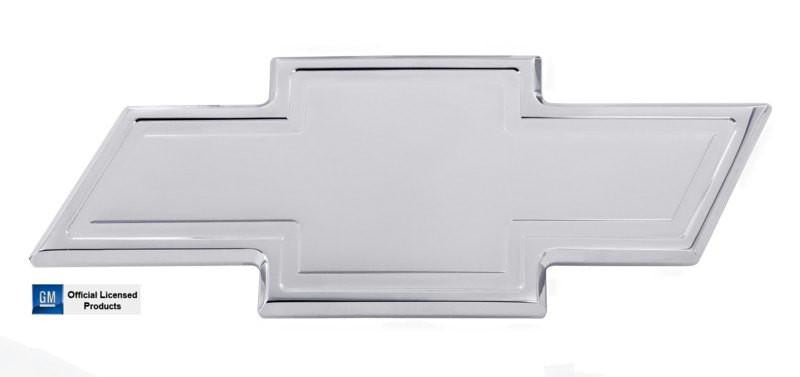 All Sales Chevy Bowtie Grille Emblem W-Border- Chrome