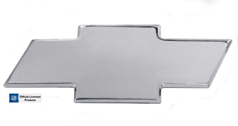 All Sales Chevy Bowtie Tailgate Emblem W-O Border- Polished