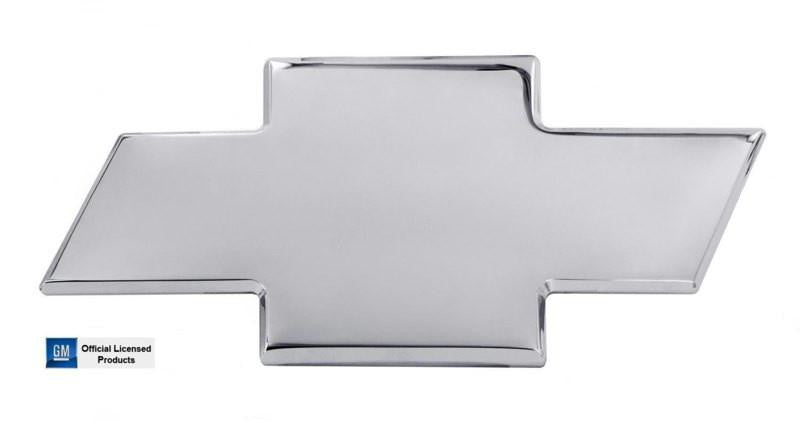 All Sales Chevy Bowtie Tailgate Emblem W-O Border- Polished