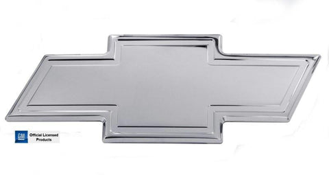 All Sales Chevy Bowtie Tailgate Emblem W-Border- Chrome