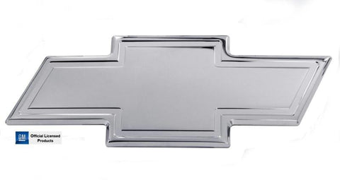 All Sales Chevy Bowtie Tailgate Emblem W-Border- Polished