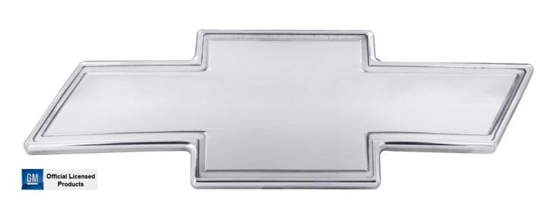 All Sales Chevy Bowtie Grille Emblem W-Border- Polished