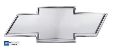 All Sales Chevy Bowtie Grille Emblem W-Border- Polished