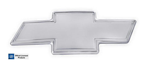 All Sales Chevy Bowtie Grille Emblem W-Border- Chrome