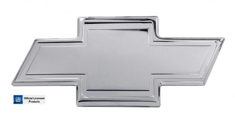 All Sales Chevy Bowtie Grille Emblem W-Border- Chrome