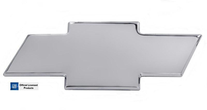 All Sales Chevy Bowtie Grille Emblem W-O Border- Chrome