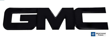 All Sales GMC Grille Emblem - Black Powdercoat