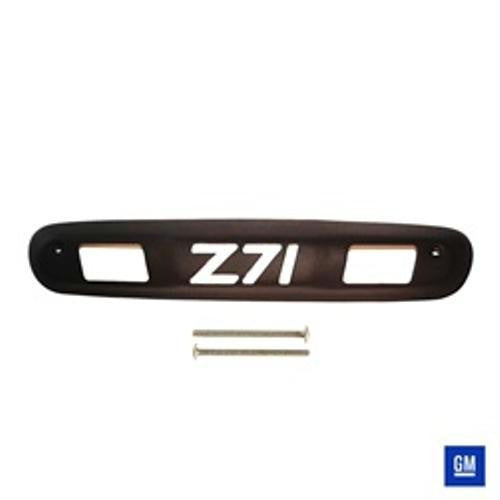 All Sales Z71 3rd Brake Light Cover-Black Powdercoat