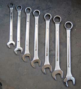 7 Piece Jumbo Metric Combination Wrench Set