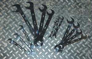 14 Piece SAE Full Polished Angle Wrench Set