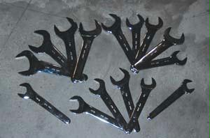 15 Piece Jumbo Service Wrench Set - SAE