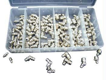 110 Piece Hydraulic Grease Fitting Assortment