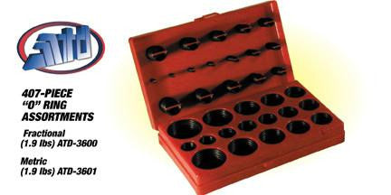 407-Piece SAE Universal O-Ring Assortment