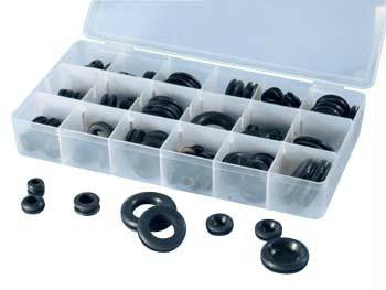 125 Piece Rubber Grommet Assortment