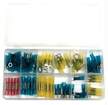 75 Piece Heat Shrinkable Terminal Assortment