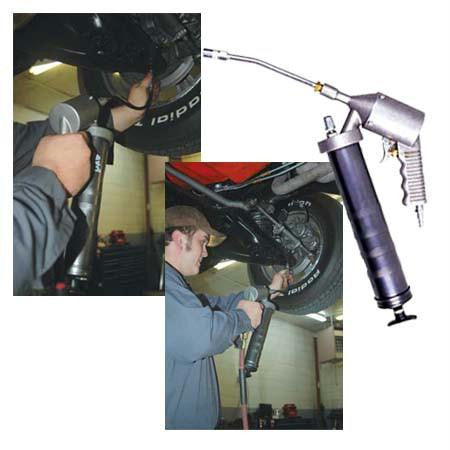 Continuous Action Pneumatic Grease Gun