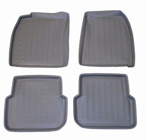 2004-2007 Audi A6 Avant Carbox 4 Pc Floor Tray Set - Beige