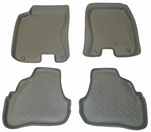 1996-2005 Volkswagen Passat Sedan - Wagon (2x4 & 4x4) Carbox 4 Pc Floor Tray Set - Beige