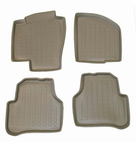 2006 Volkswagen Passat Carbox 4 Pc Floor Tray Set - Beige