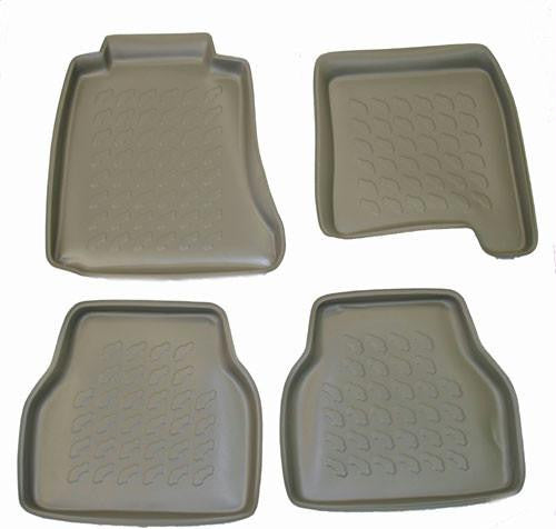 1996-2003 BMW 5 Series Sedan Carbox 4 Pc Floor Tray Set - Black