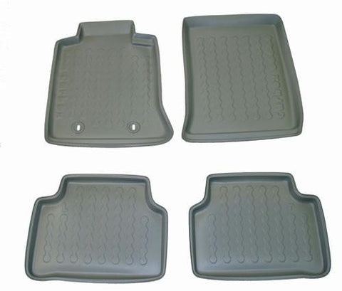 2005-2007 BMW 3 Series (E90) Carbox 4 Pc Floor Tray Set - Grey