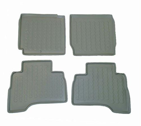 2006-2007 Suzuki Grand Vitara (3 or 5 Dr) Carbox 4 Pc Floor Tray Set - Grey