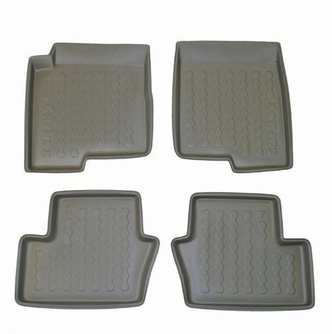 2007 Dodge Caliber Carbox 4 Pc Floor Tray Set - Black