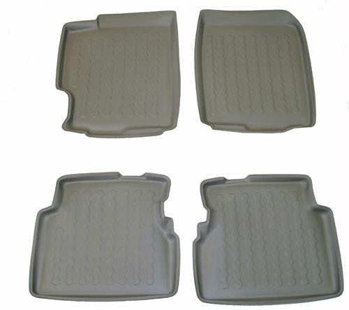 2003-2007 Mazada Mazda 6 - Sport - Sport Wagon Carbox 4 Pc Floor Tray Set - Beige