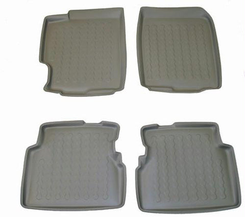 2003-2007 Mazada Mazda 6 - Sport - Sport Wagon Carbox 4 Pc Floor Tray Set - Grey