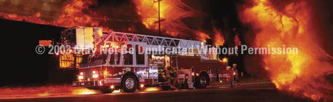 Window Graphic - 16x54 Ladder Truck