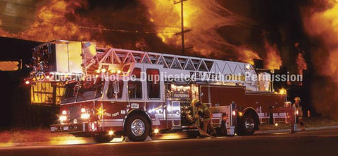 Window Graphic - 30x65 Ladder Truck