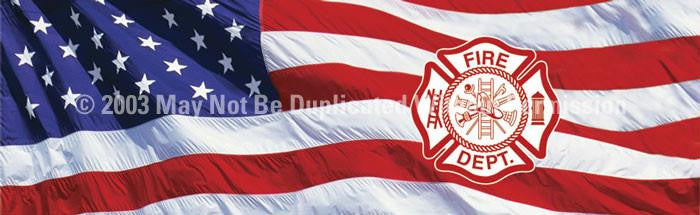 Window Graphic - 16x54 U.S. Flag Maltese Cross