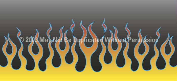 Window Graphic - 30x65 Flame Job 1