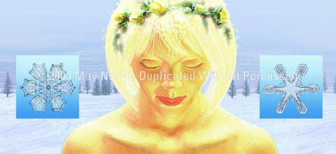 Window Graphic - 30x65 Christmas Woman