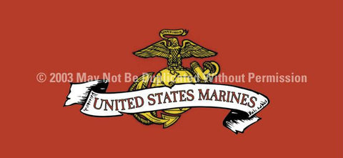 Window Graphic - 30x65 U.S. Marines