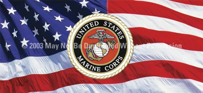 Window Graphic - 30x65 U.S. Marines 2