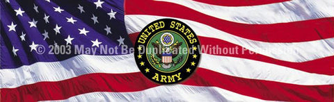 Window Graphic - 20x65 U.S. Army