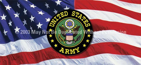 Window Graphic - 30x65 U.S. Army