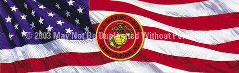 Window Graphic - 20x65 USMC Camp Lejeune