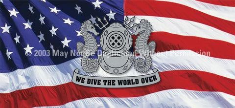 Window Graphic - 30x65 We Dive The World Over