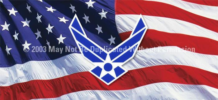 Window Graphic - 30x65 U.S. Air Force Logo