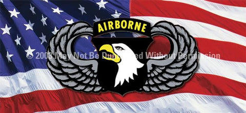 Window Graphic - 30x65 101st Airborne Wings