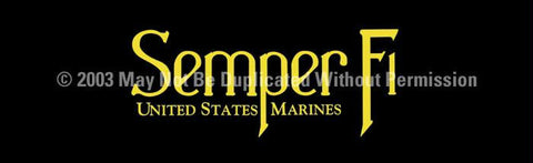 Window Graphic - 16x54 Semper Fi 3