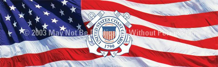 Window Graphic - 20x65 U.S. Coast Guard 2