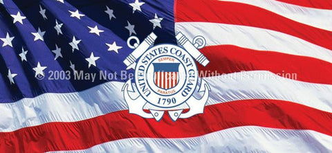 Window Graphic - 30x65 U.S. Coast Guard 2