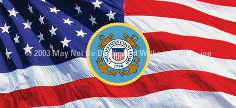 Window Graphic - 30x65 U.S. Coast Guard 3