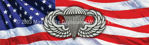 Window Graphic - 16x54 Parachutist Jump Wings