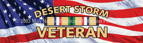 Window Graphic - 16x54 Desert Storm Veteran