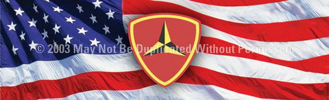 Window Graphic - 20x65 3rd Marine Division