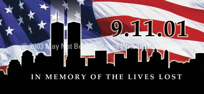 Window Graphic - 30x65 911 Memorial